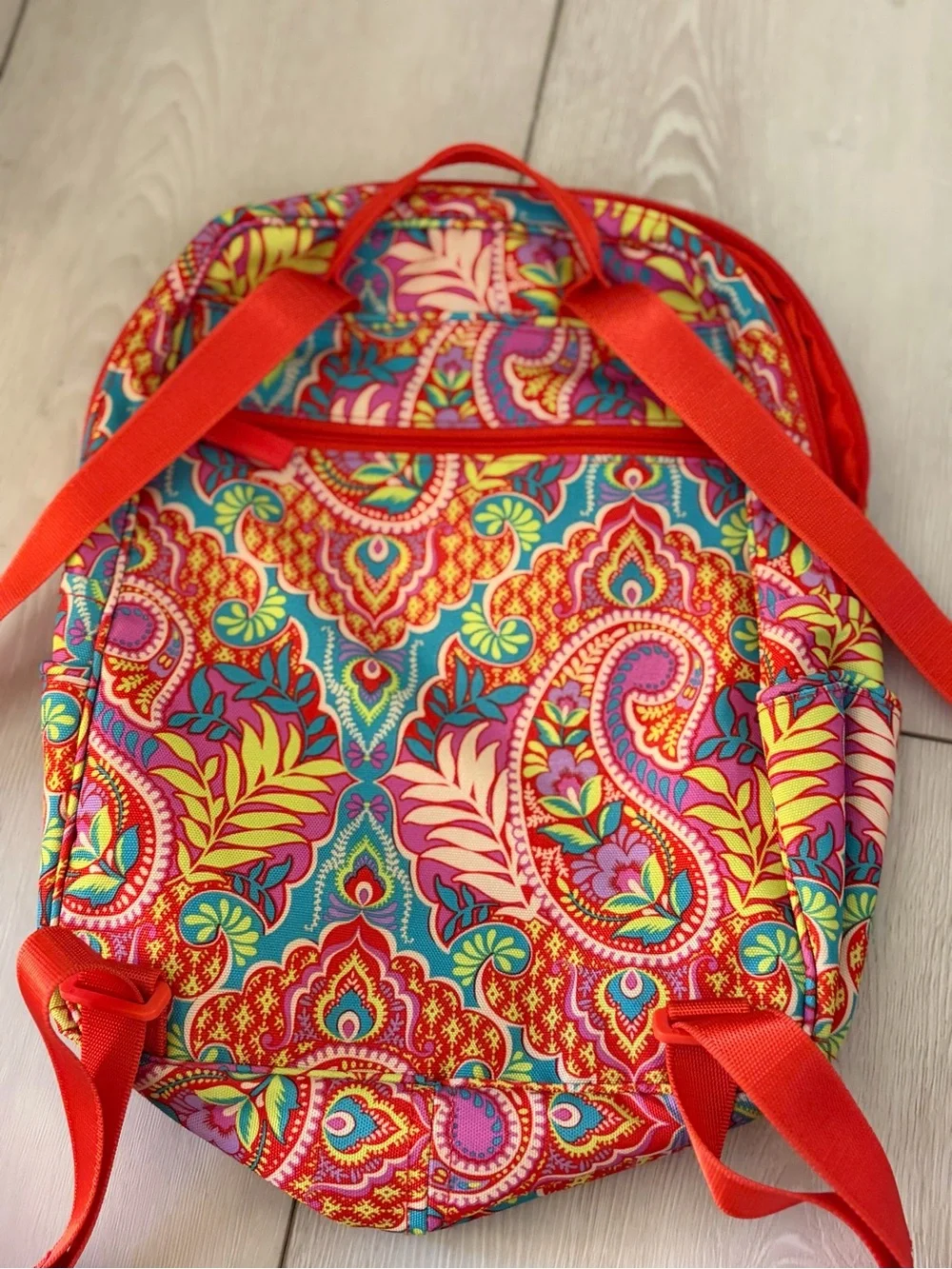 Vera Bradley Kids Paisley Backpack - Pink, Red, Teal, Yellow